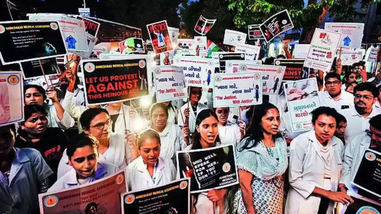 Doctors have been protesting against the rape and murder of a trainee doctor in Kolkata