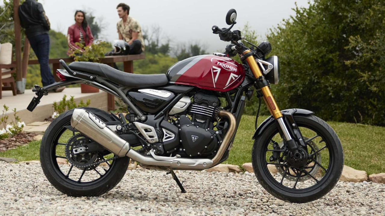 triumph teaches new trick with speed 400-based model