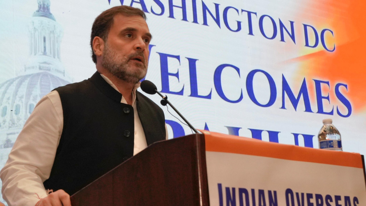 Rahul Gandhi In US