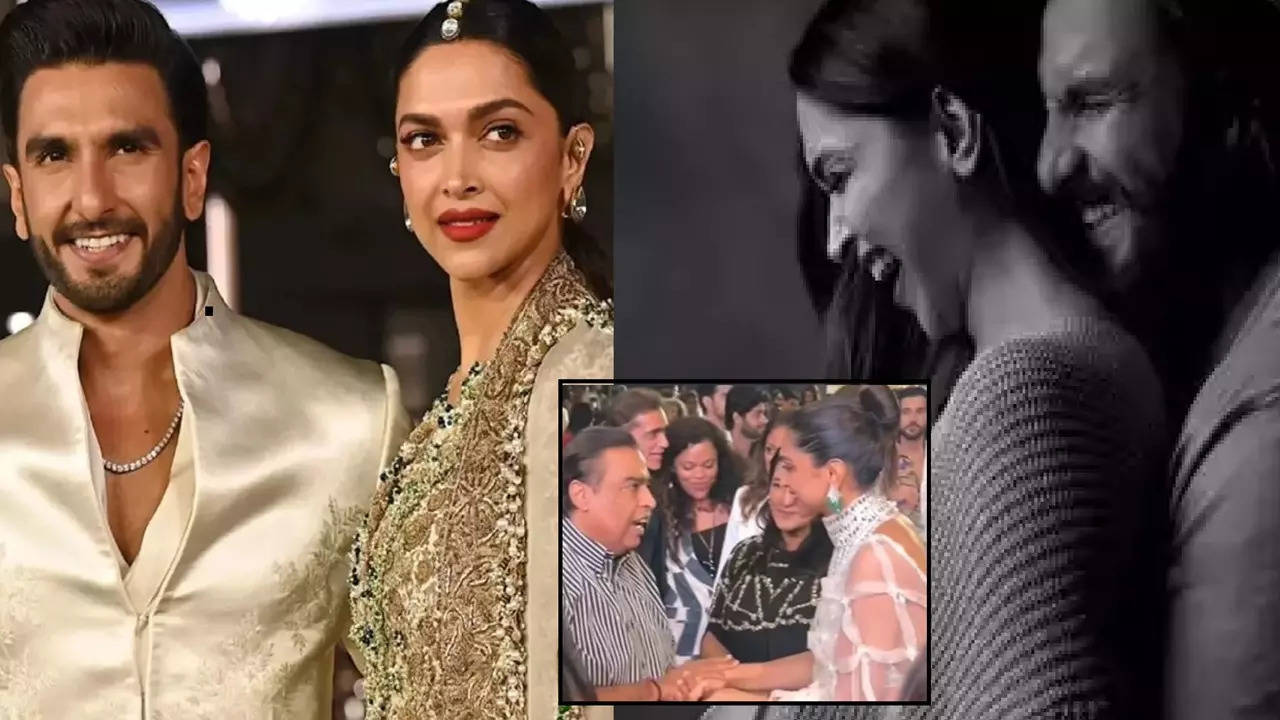 indian businessman mukesh ambani meets deepika padukone and ranveer singh in hospital video viral