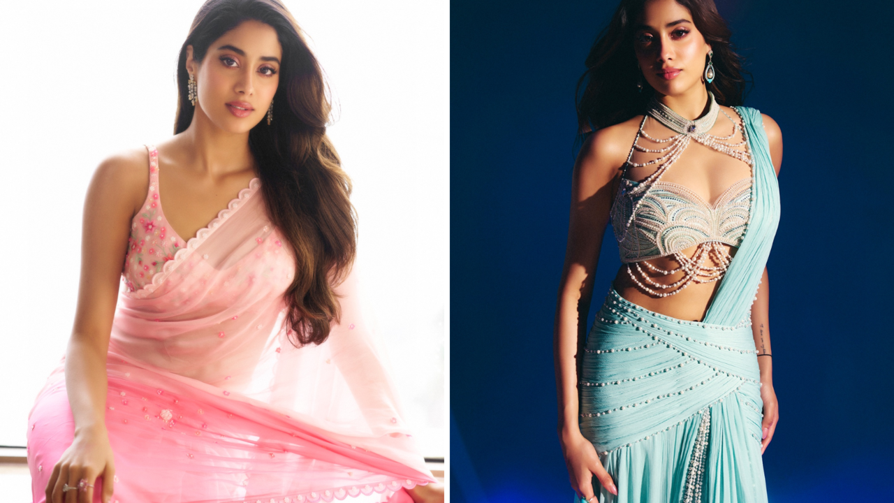 janhvi kapoor's devara promotions lookbook