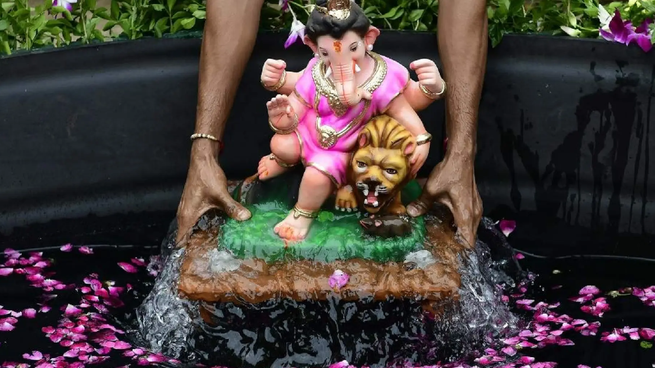 ganesh visarjan 2024 follow these steps for  eco friendly ganesh visarjan at home