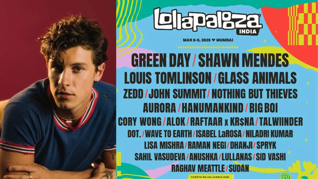 Shawn Mendes, One Directions' Louis Tomlinson, Green Day To Headline Lollapalooza 2025 In Mumbai