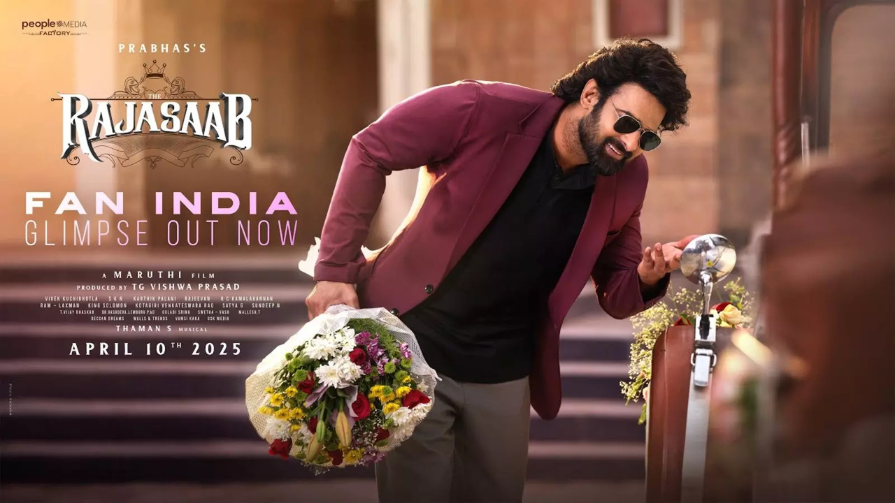 Prabhas look in Raja Saab