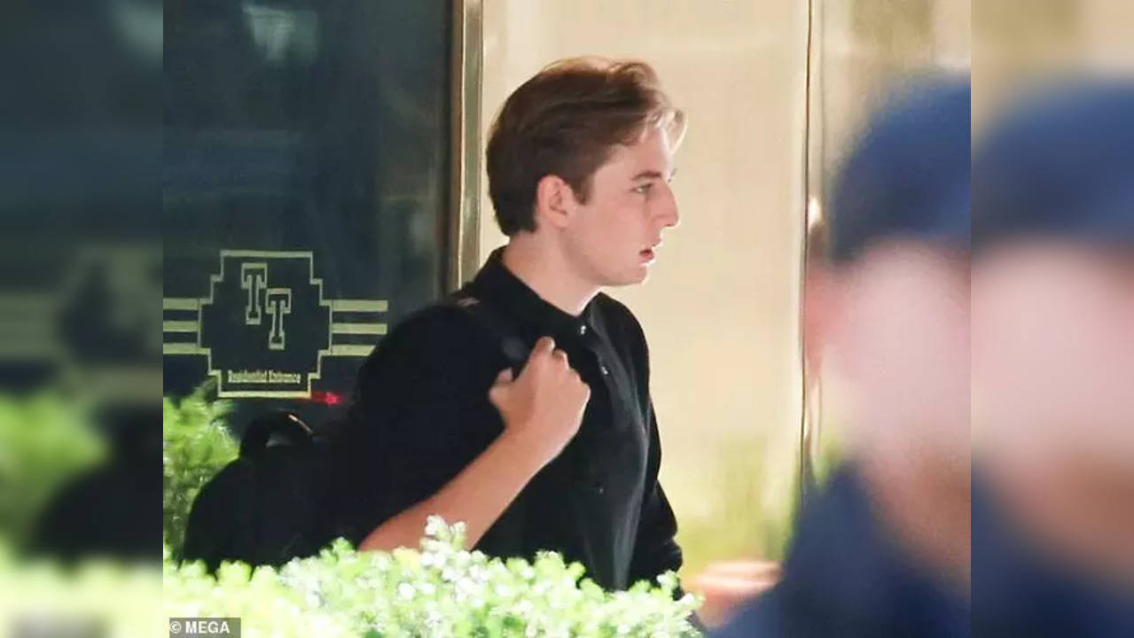 Barron Trump At NYU