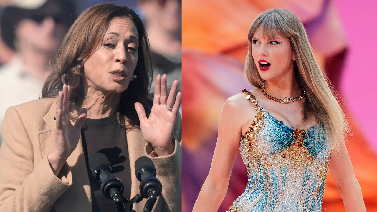 Kamala Harris and Taylor Swift