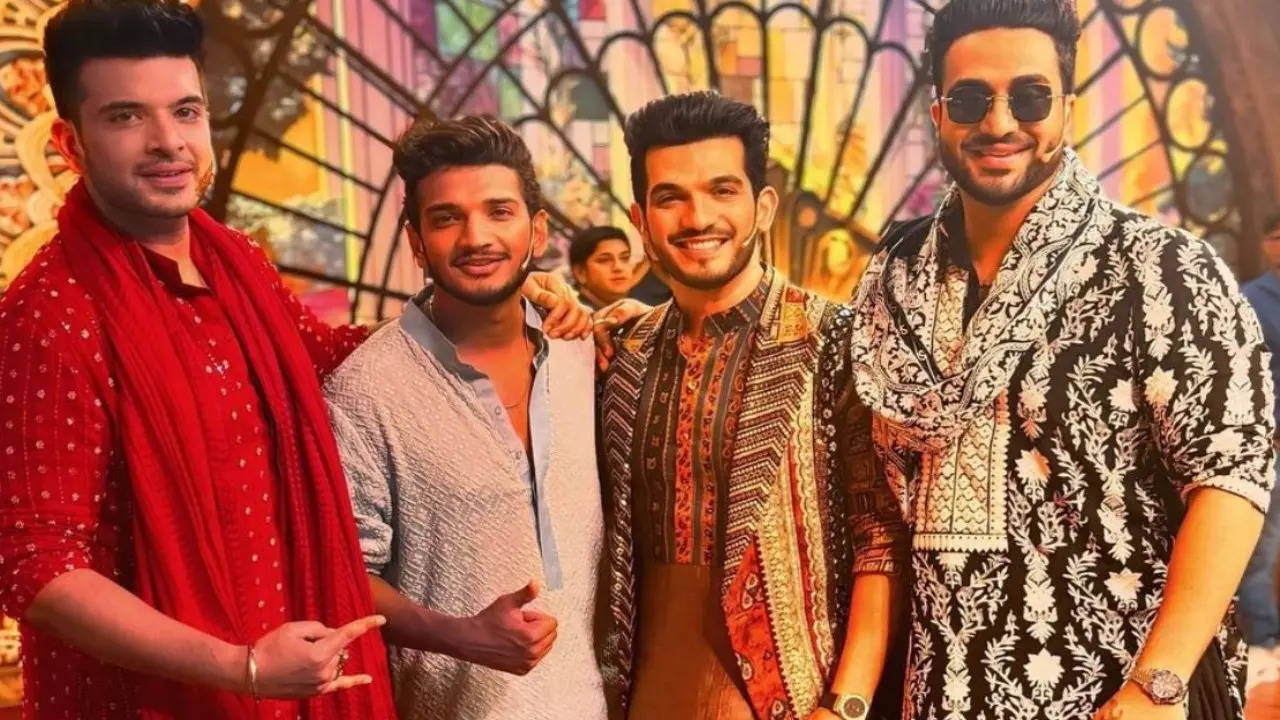 Laughter Chefs: 'Squad' Aly Goni, Karan Kundrra, Munawar Faruqui, Arjun Bijlani In One Frame