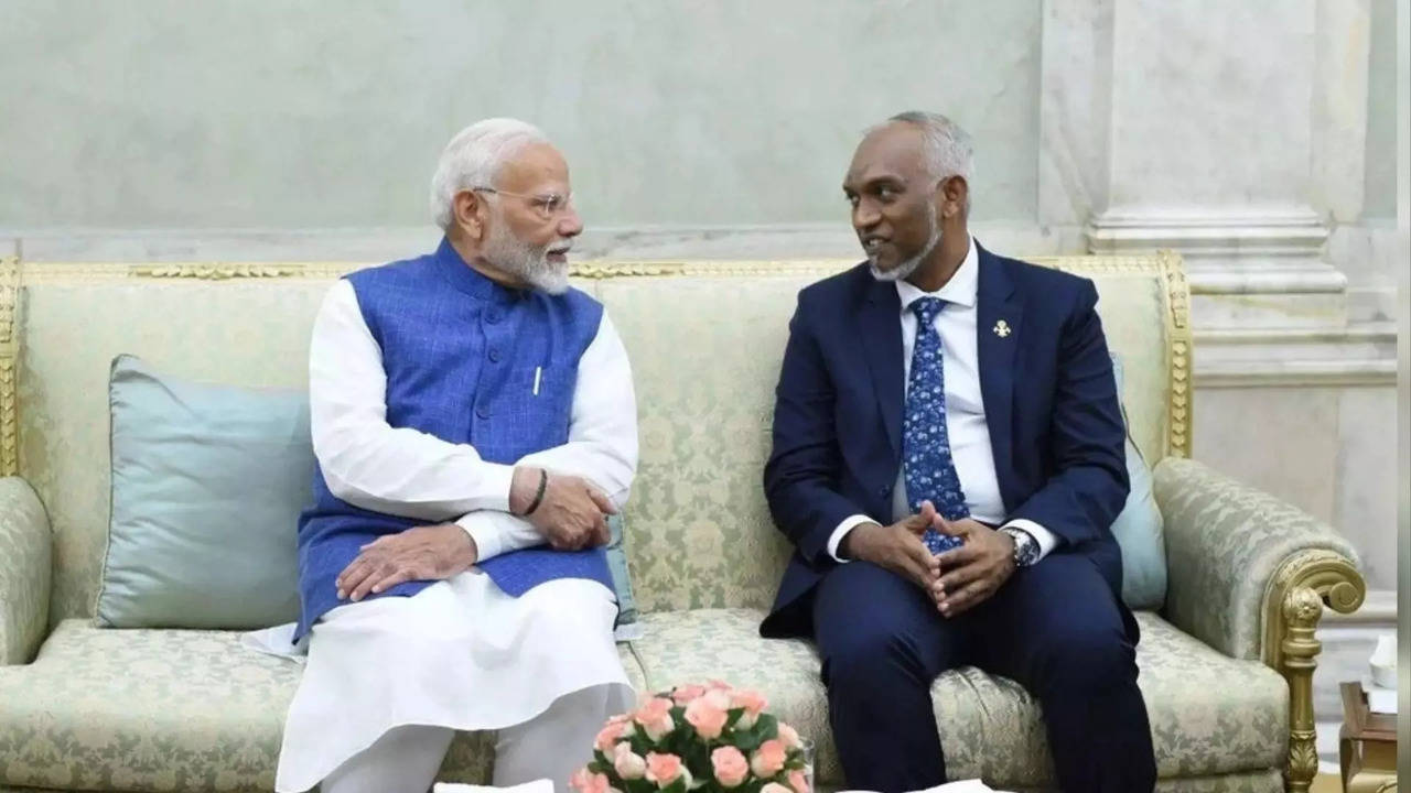 maldives president with modi