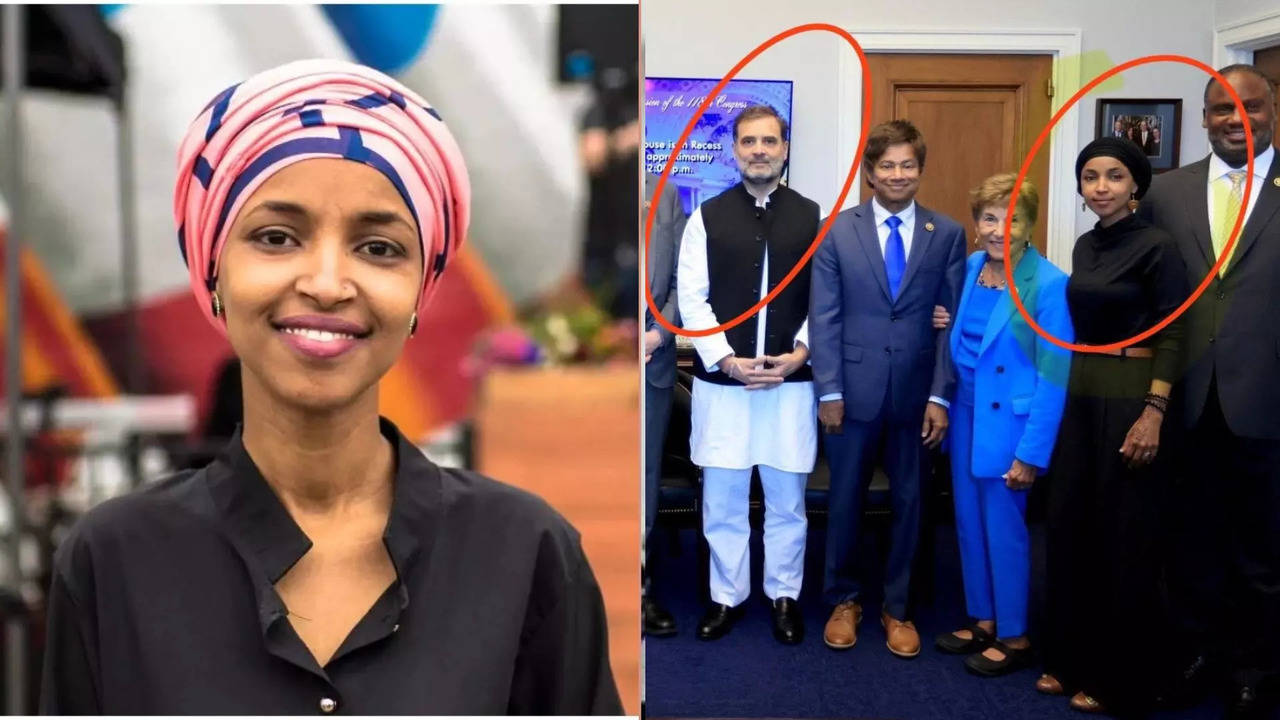 rahul gandhi met with ilhan omar the us lawmaker known for anti-india views