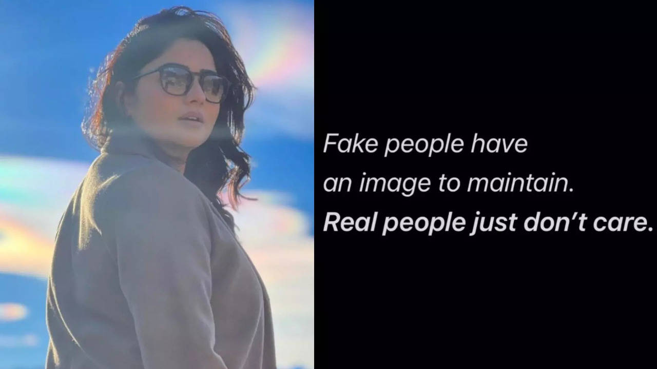 actress rachita ram instagram post about fake people goes viral in social media