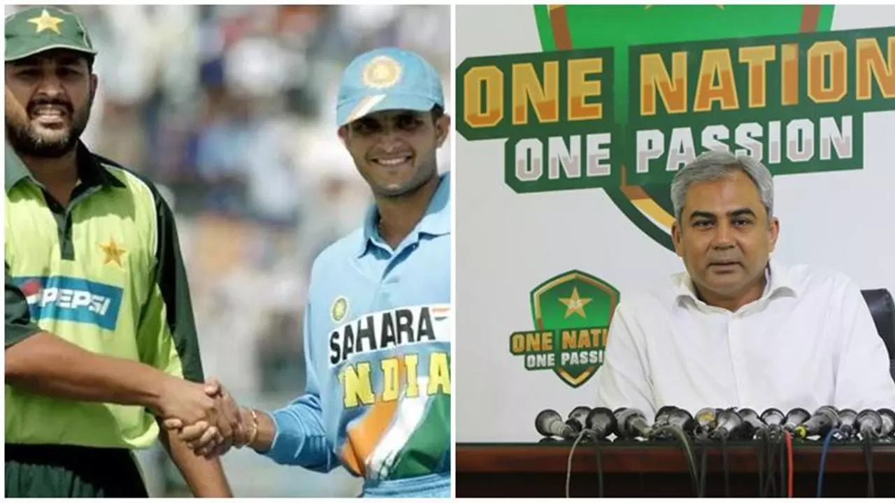 Sourav Ganguly and PCB Chairman