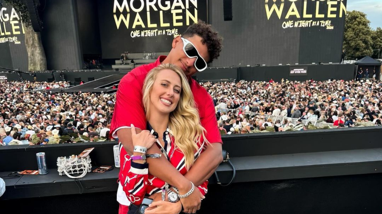 Patrick Mahomes and wife Brittany