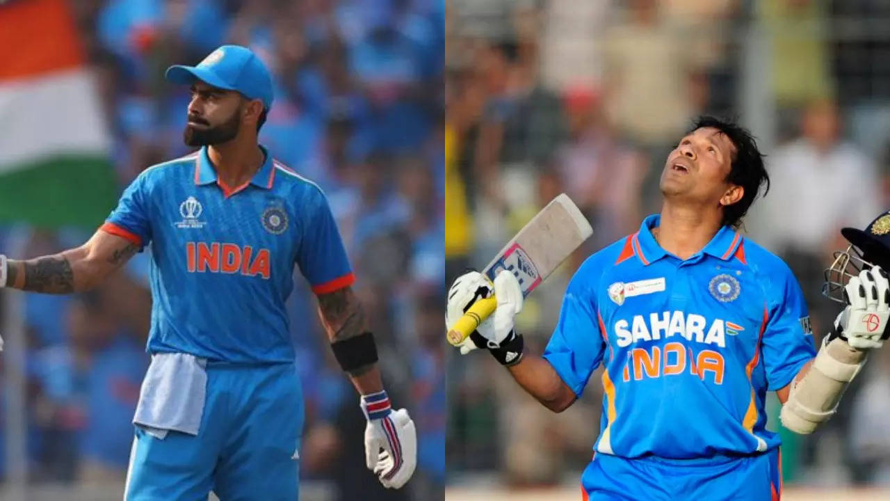 virat kohli needs 58 runs to break sachin tendulkar's world record