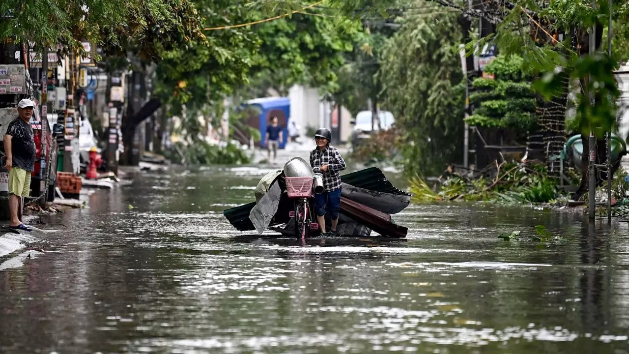 Trekking Halted In Vietnam As Flash Floods Trigger Destructive Landslides. Credit: X/@teledos_tcs