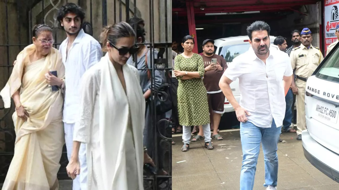 Anil Mehta Funeral: Malaika Arora Reaches Crematorium With Family. Arbaaz Khan, Arjun Kapoor, Others Arrive