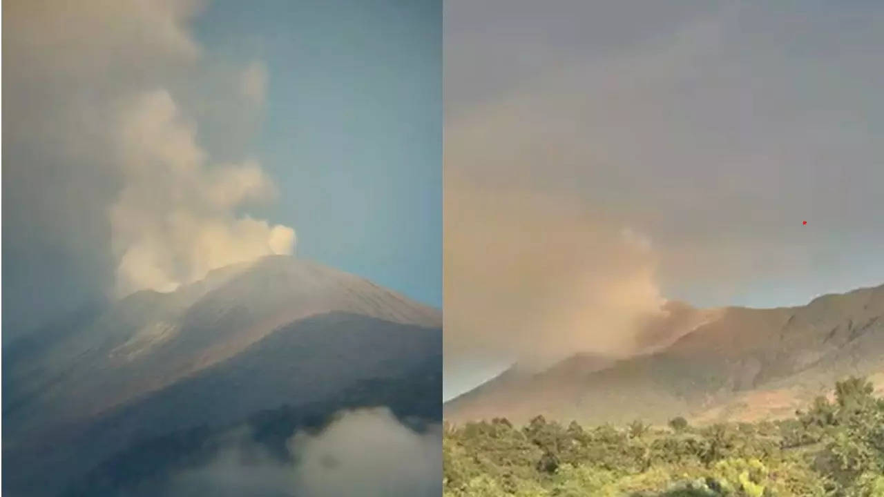 Tourists Evacuated As Kanlaon Volcano In The Philippines Shows Signs of Eruption. Credit: X