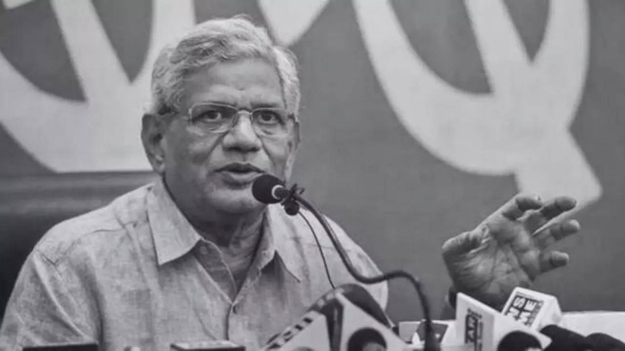 veteran cpi(m) leader sitaram yechury passes away at 72