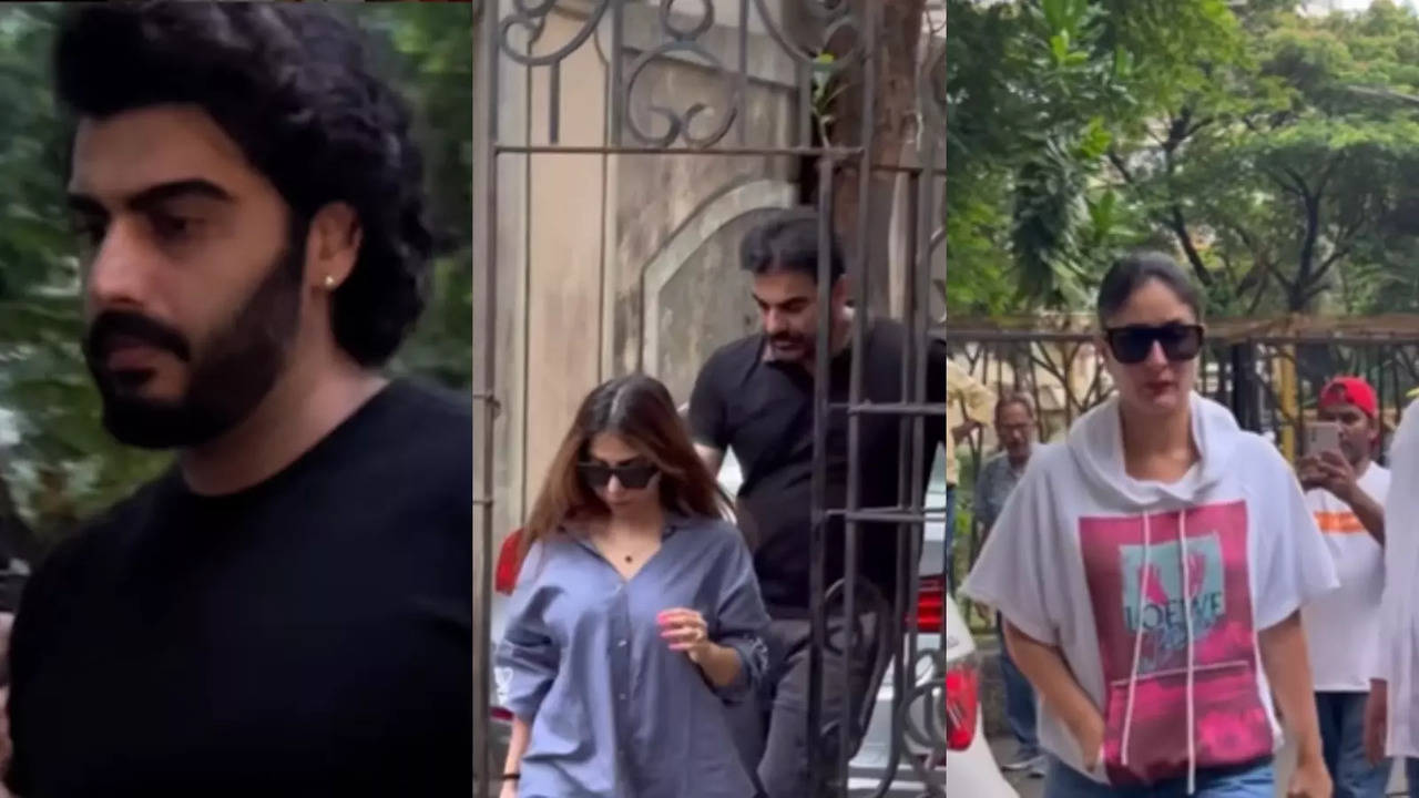 Arjun Kapoor, Arbaaz Khan, Gauri Khan And Kareena Kapoor Stand By Malaika Arora, Visit Her After Dad Anil Mehta's Funeral