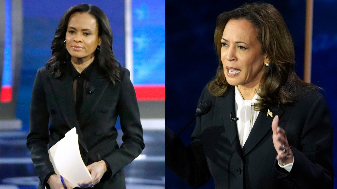 Kamala Harris And Linsey Davis