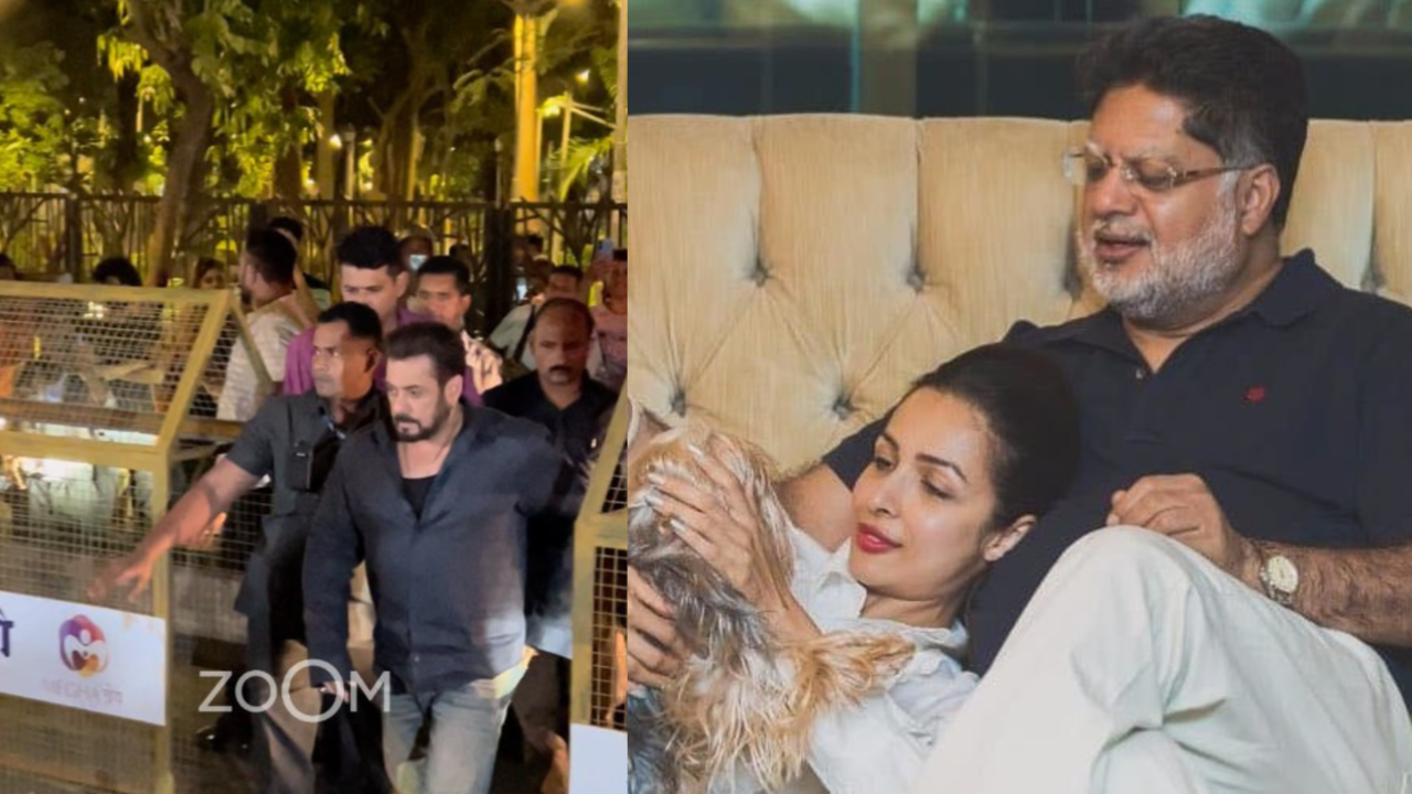 Anil Mehta Dies: Salman Khan Visits Grief-Stricken Malaika Arora. WATCH