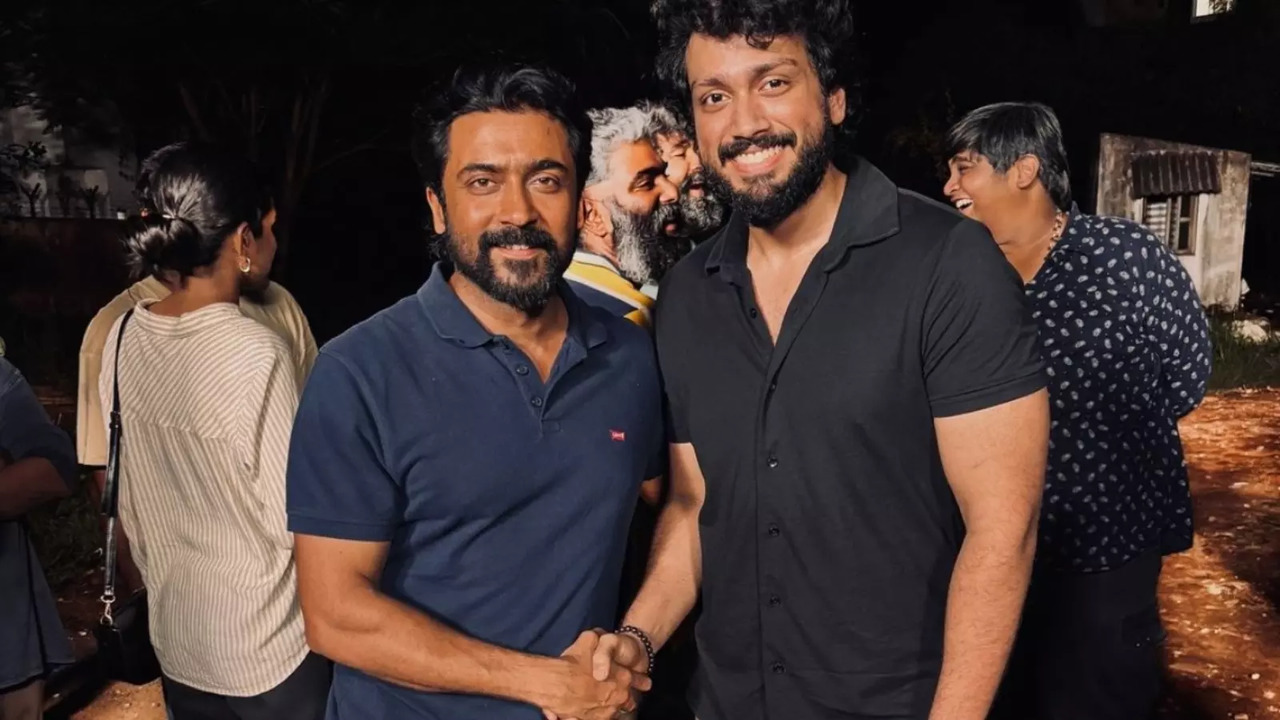 Kalidas Jayaram meets Suriya