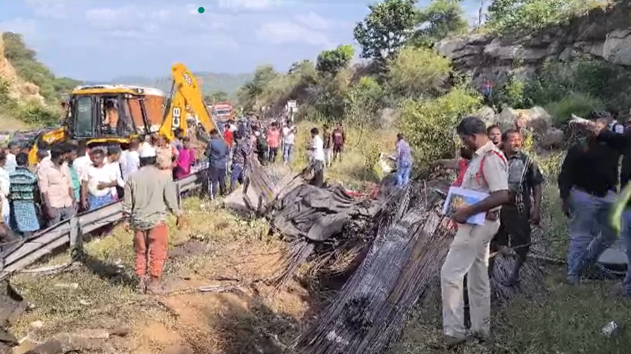 Major bus accident in Andhra Pradesh