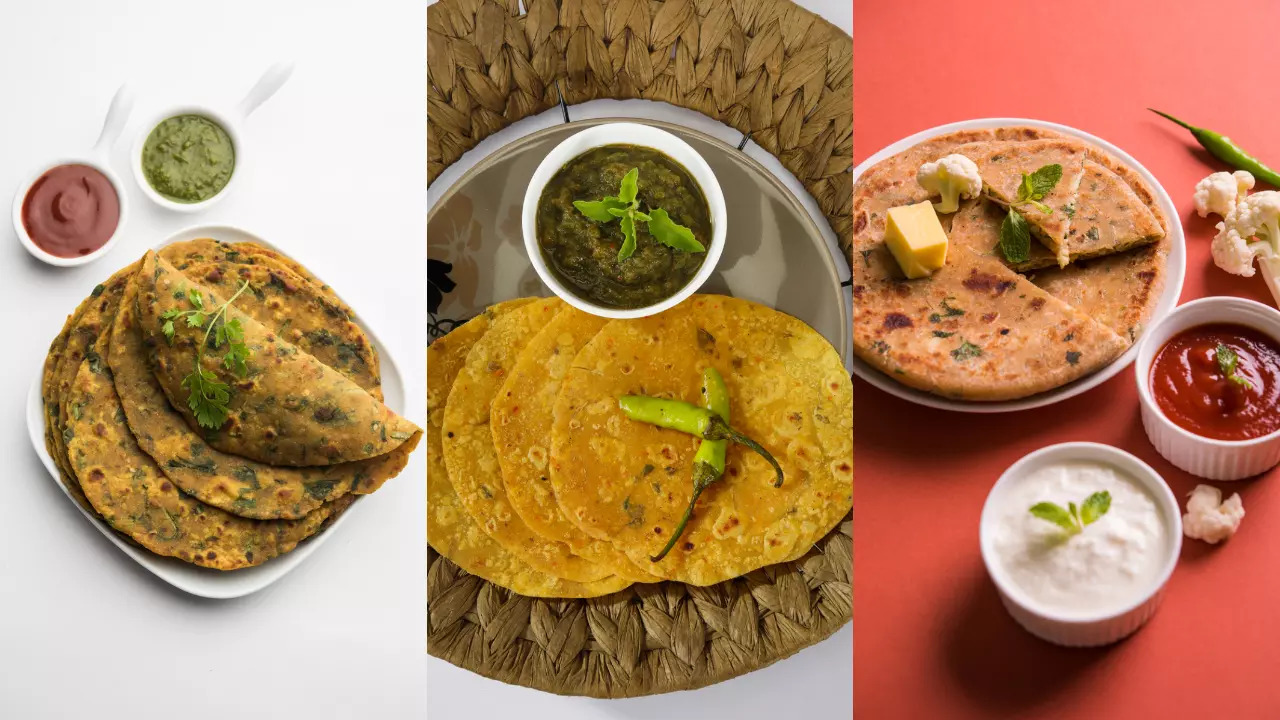 Doodhi To Bajra: 6 Types Of Gujarati Parathas With Dahi For A ...