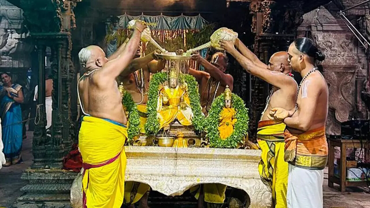 శ్రీ గోవిందరాజస్వామివారి ఆల‌యంలో పవిత్రోత్సవాలకు శాస్త్రోక్తంగా ...