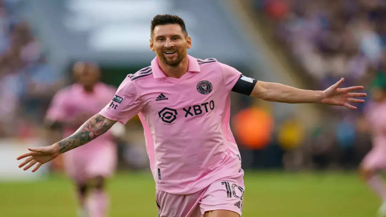 Inter Miami captain Lionel Messi in action