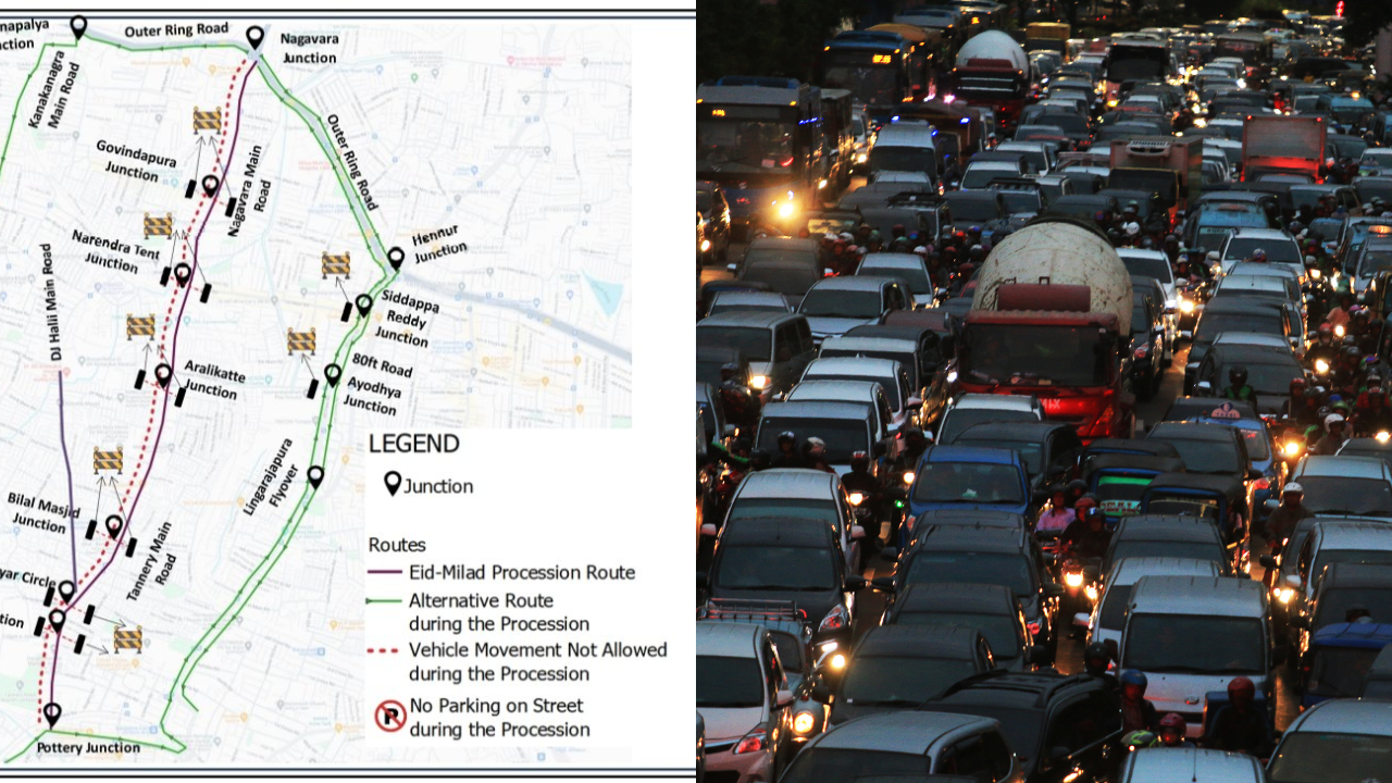 Bengaluru traffic advisory