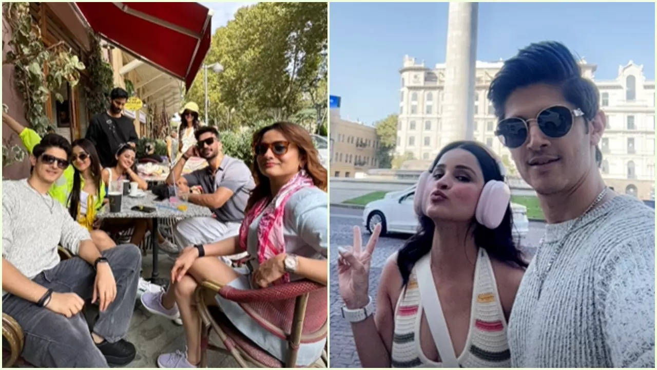 Ankita Lokhande, Rohan Mehra, Kanika Mann, Riya Sharma Reach Georgia For The Shoot Of Upcoming Project