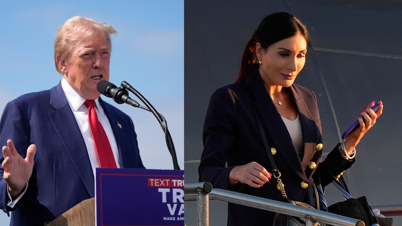 Donald Trump and Laura Loomer