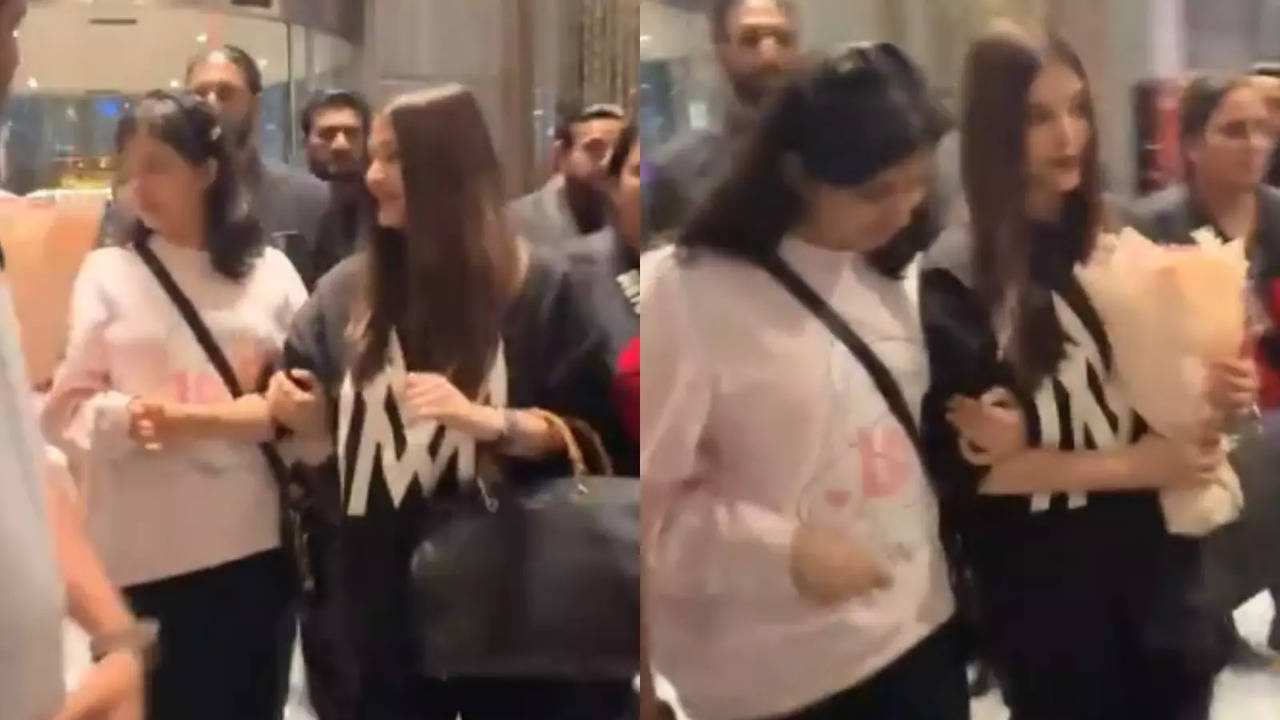 Aishwarya Rai Bachchan Arrives In Dubai With Daughter Aaradhya For SIIMA 2024- Watch