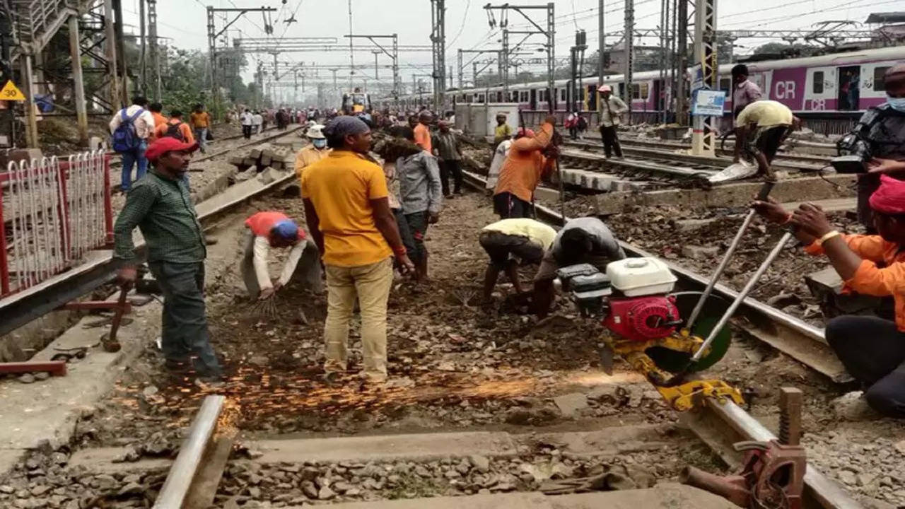 sunday railway megablock on harbour line