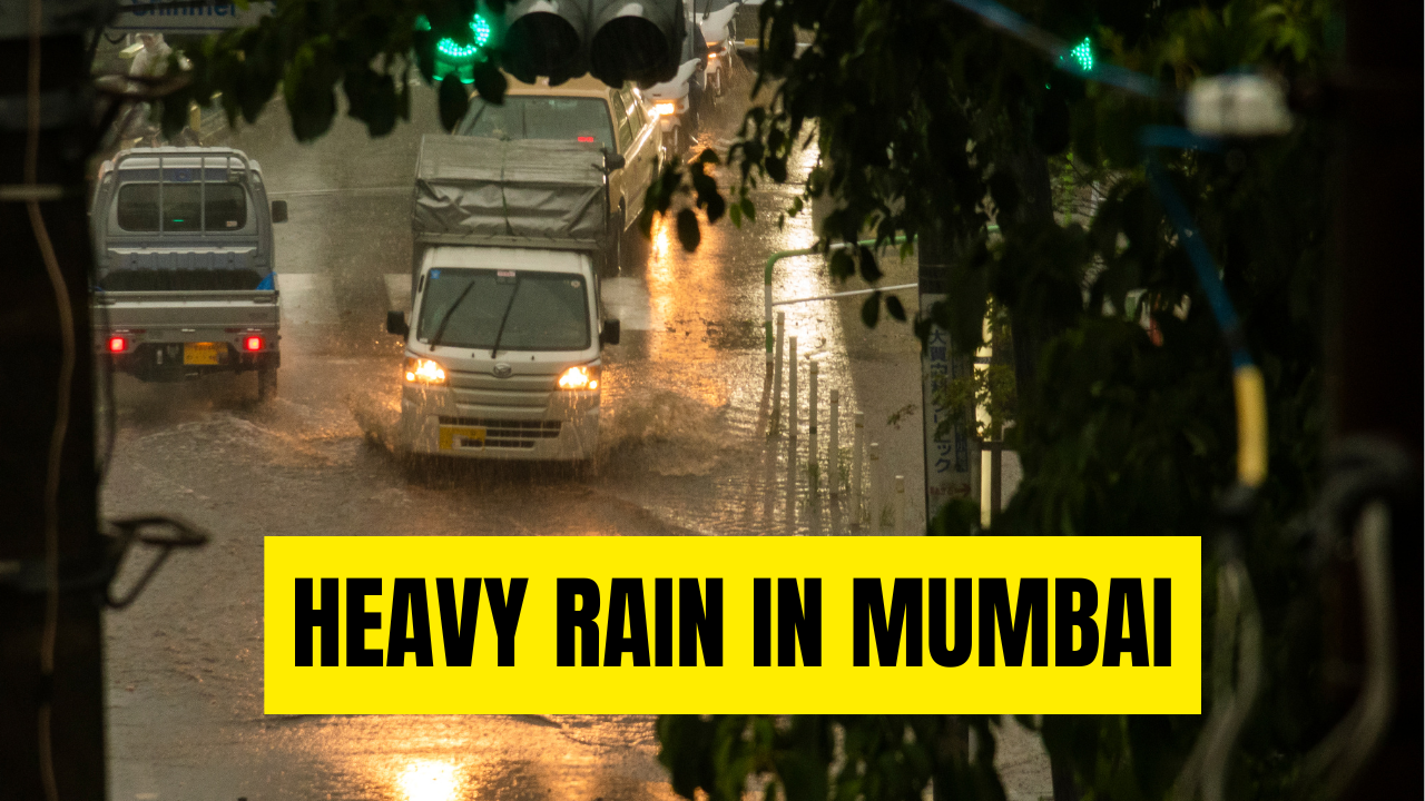 Heavy rain in Mumbai