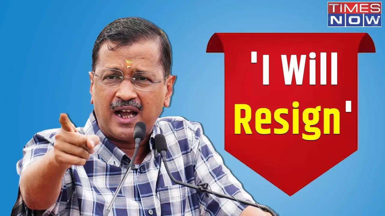 Arvind Kejriwal today announced that he will resign as Delhi CM in 2 days