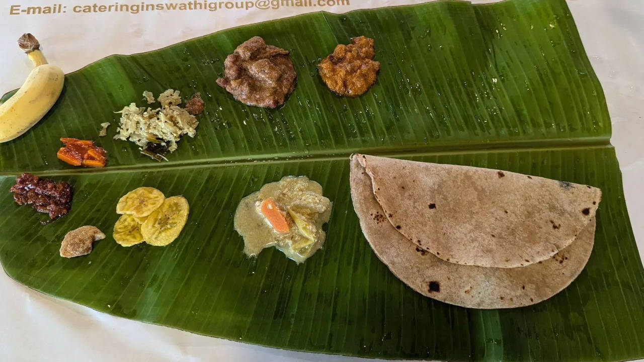 chapati in onam sadhya ather energy criticized in social media