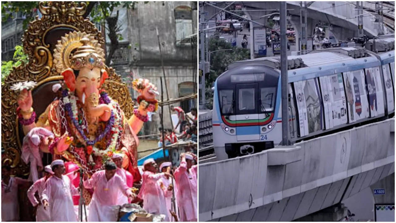 hyderabad metro rail timings extended on ganesh immersion day september 17 here is the last train timing