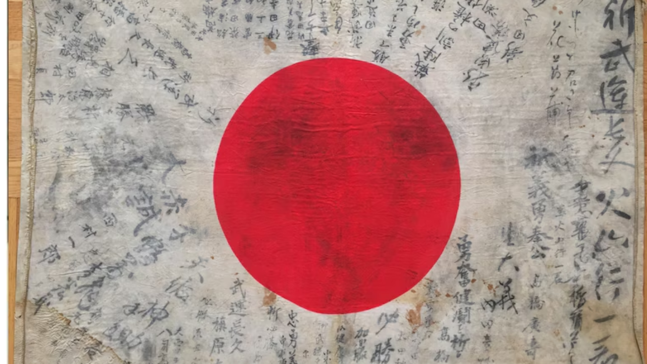 Yosegaki Hinomaru, flag that bears the well wishes