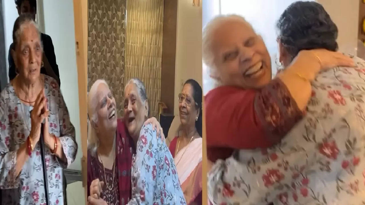 grandmother reunion video