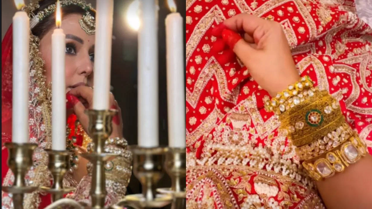 Hina Khan Dresses Up As A Pretty Bride For First Project Since Cancer Diagnosis - See Pics