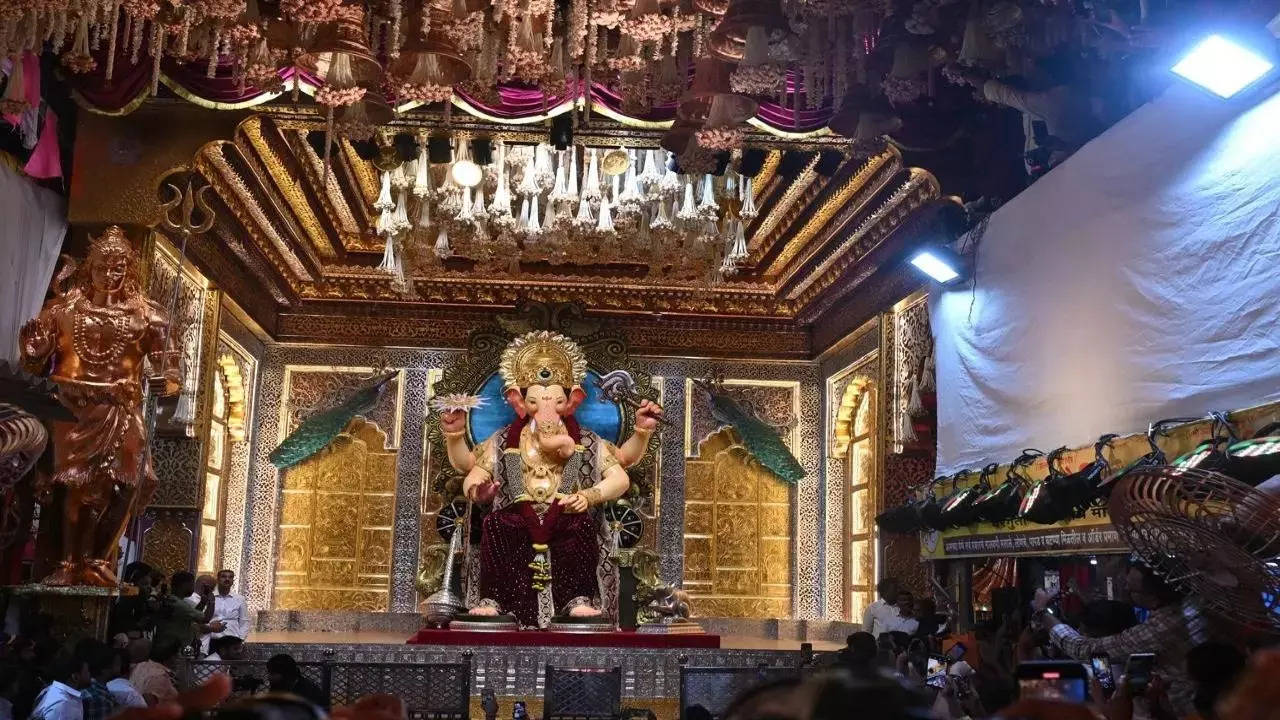 lalbaugcha raja 2024 visarjan procession preparation starts darshan row closed