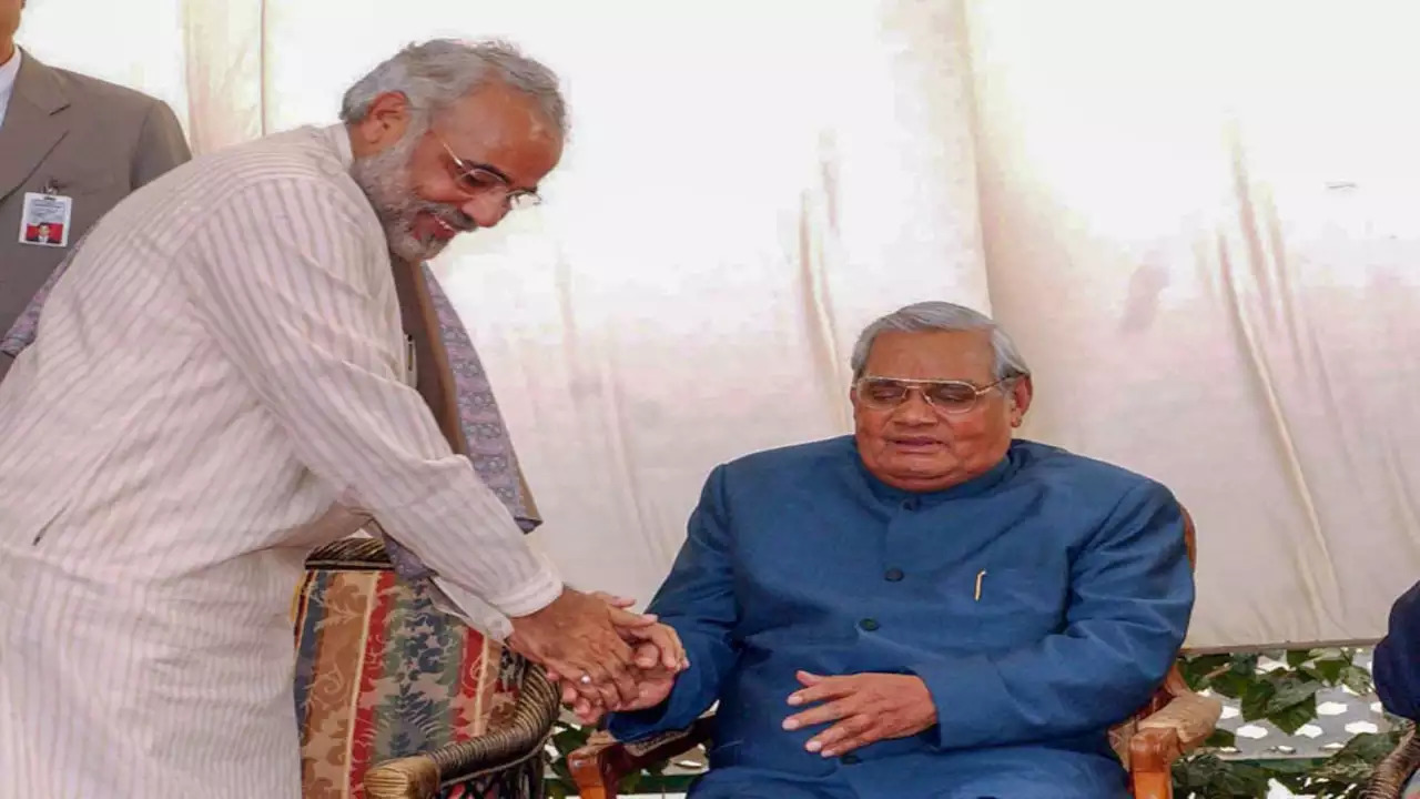 File Photo of PM Modi with Atal Bihari Vajpayee