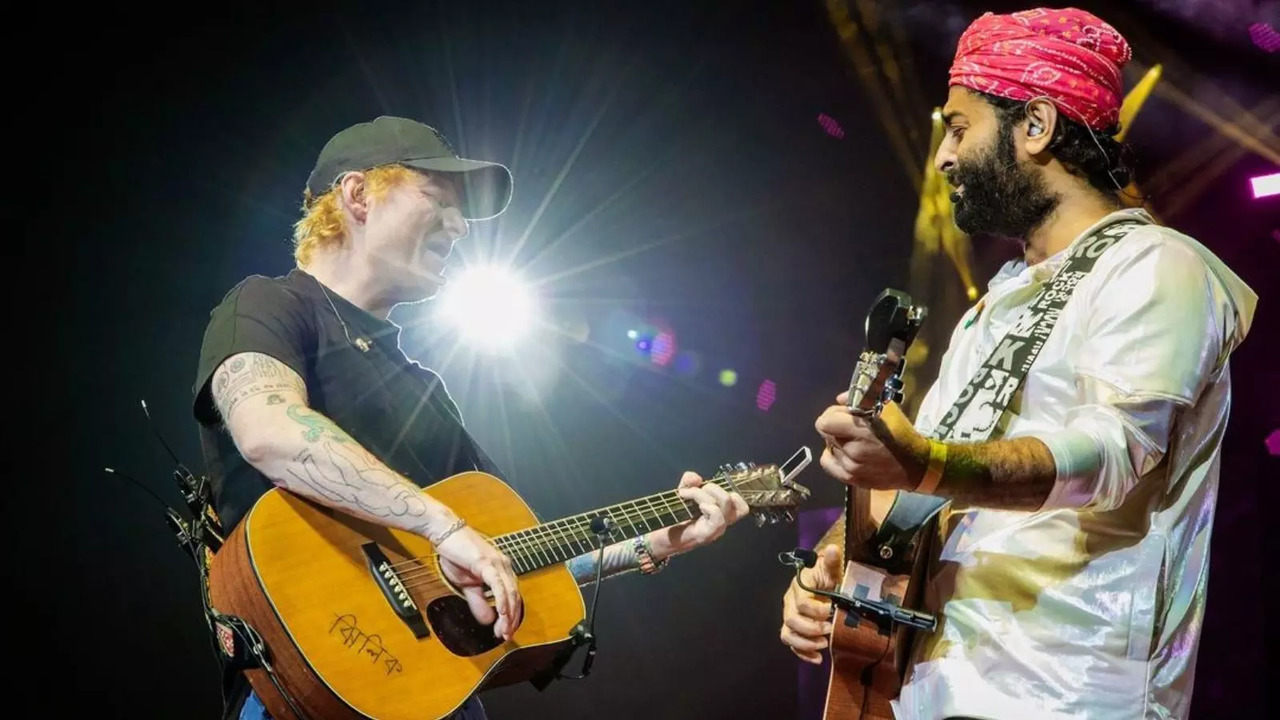 Arijit Singh And Ed Sheeran Performs Perfect In London, Drops Pics For Fans