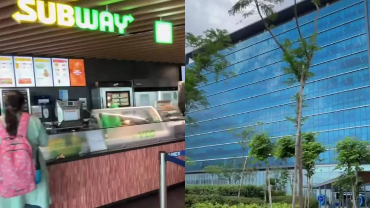 employee gives tour of world's largest american express office located in gurugram: video