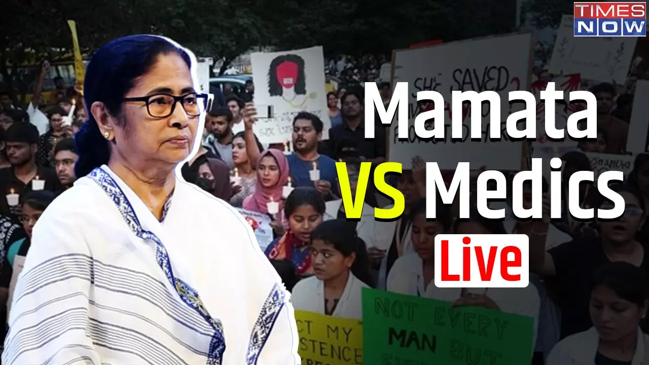 ​Kolkata Horror LIVE: Mamata Banerjee Vs Agitating Doctors