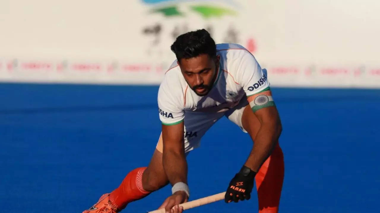 india in asian champions trophy final: captain harmanpreet singh's brace stars in 4-1 win against south korea