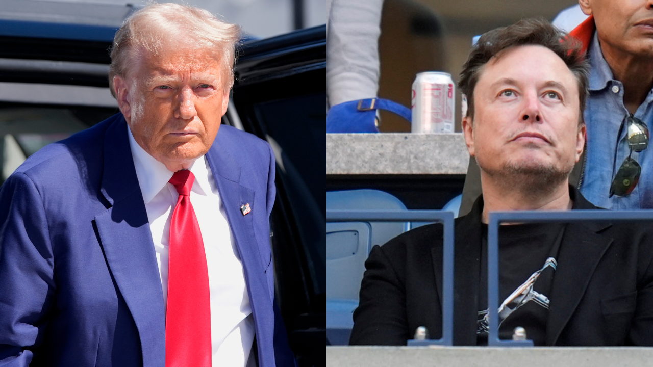 Trump Elon Musk Collage - AP Photos