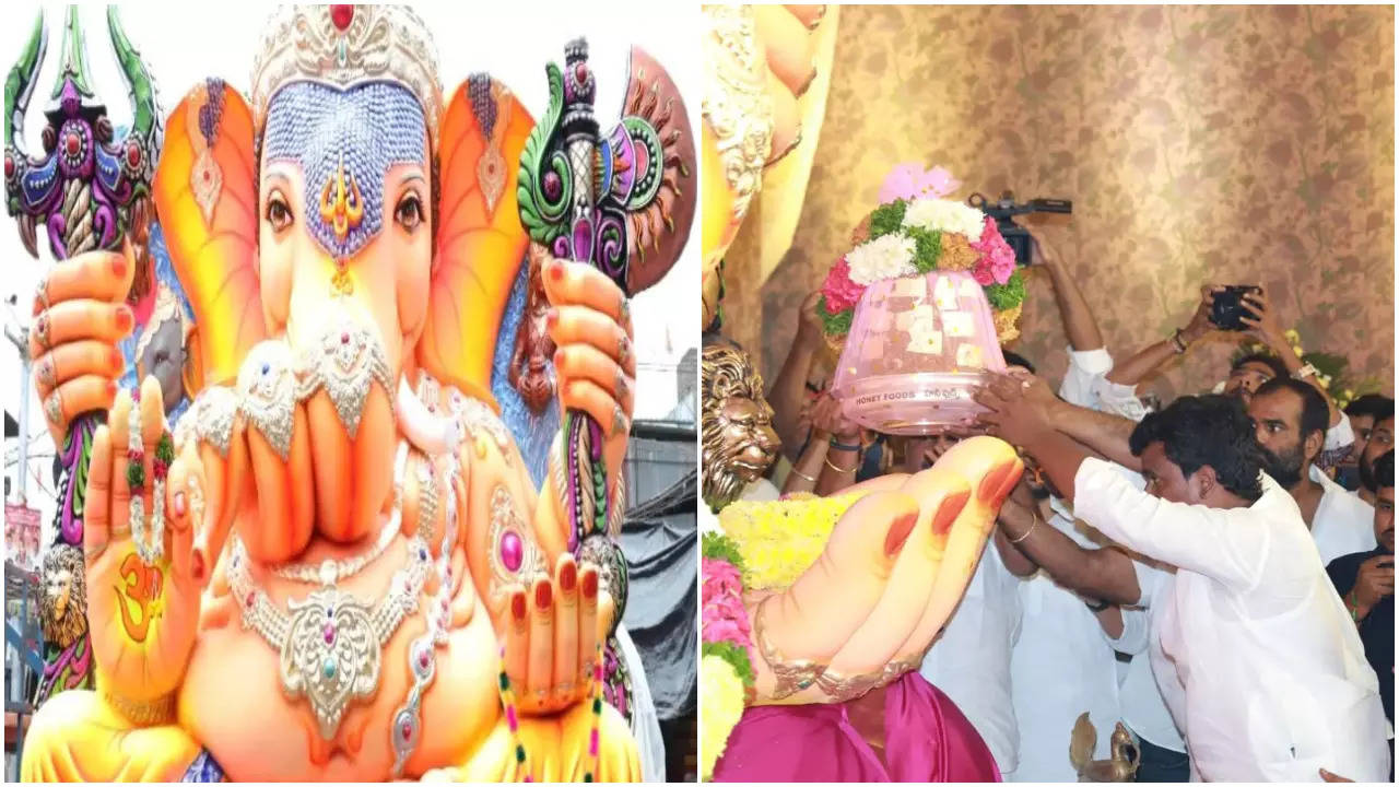 balapur ganesg laddu breaks record auctioned for rs 30.01 lakhs