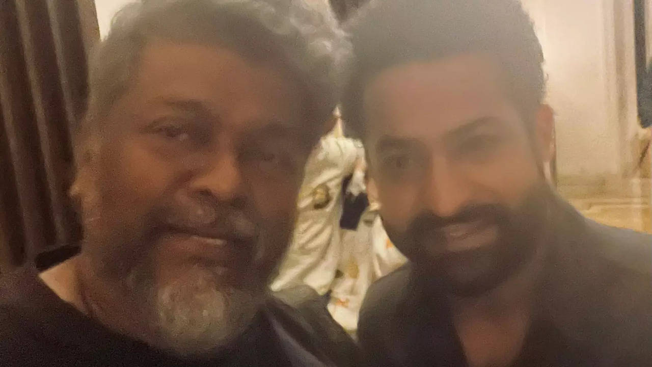 R Parthiban and Jr NTR take a selfie